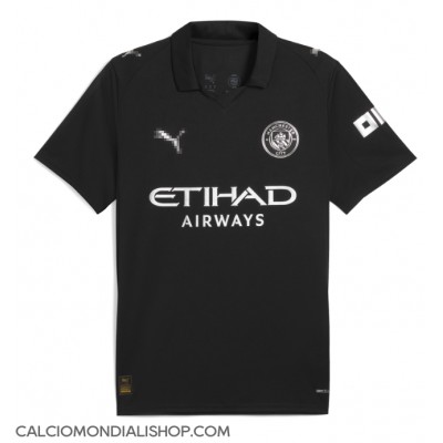 Maglie da calcio Manchester City Rico Lewis #82 Seconda Maglia 2025-26 Manica Corta Maglie da calcio Manchester City Rico Lewis #82 Seconda Maglia 2025-26 Manica Corta